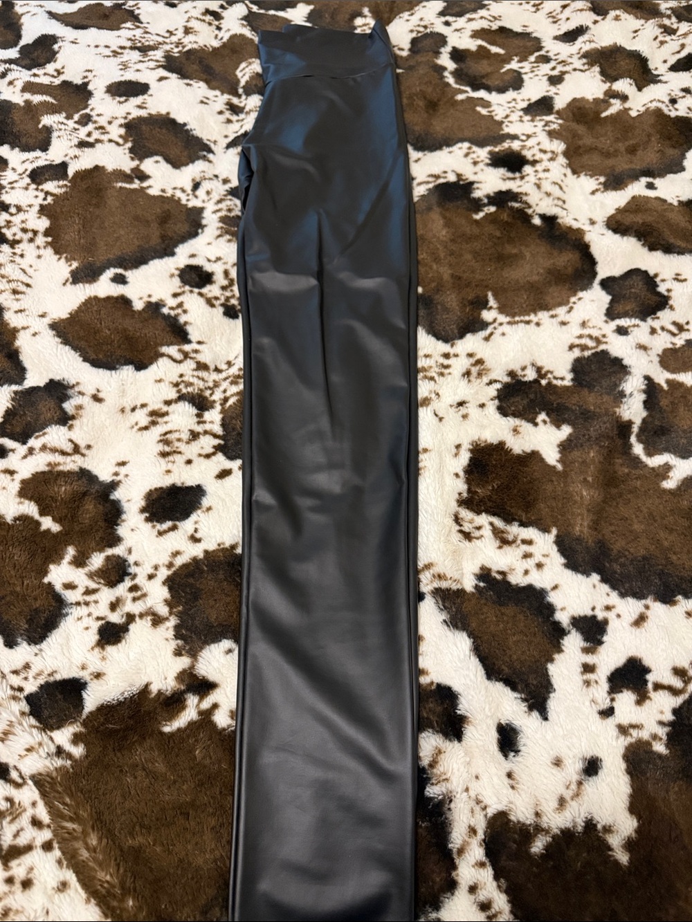 Cherish Black Faux Leather Leggings